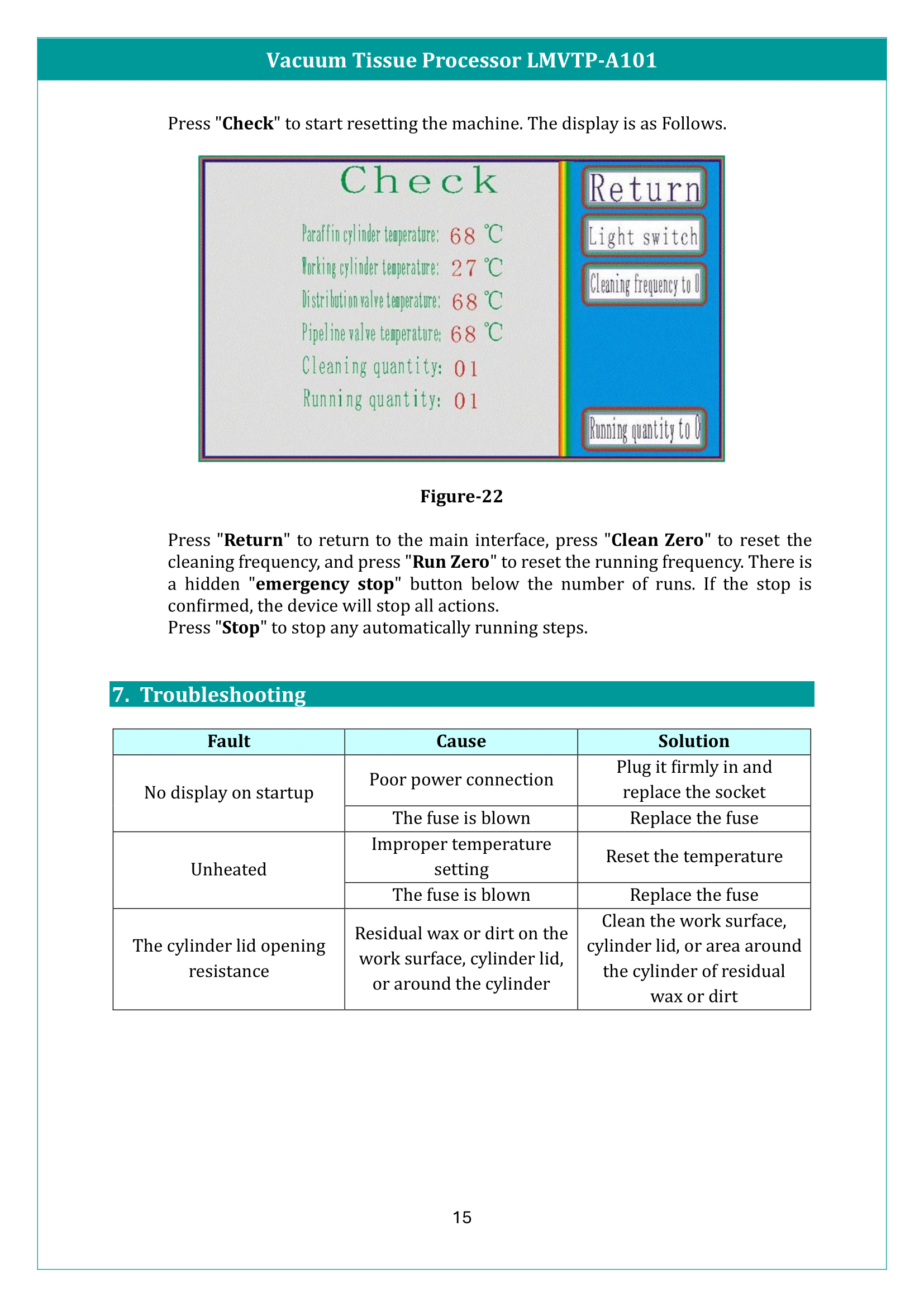 Vacuum Tissue Processor LMVTP-A101 Manual