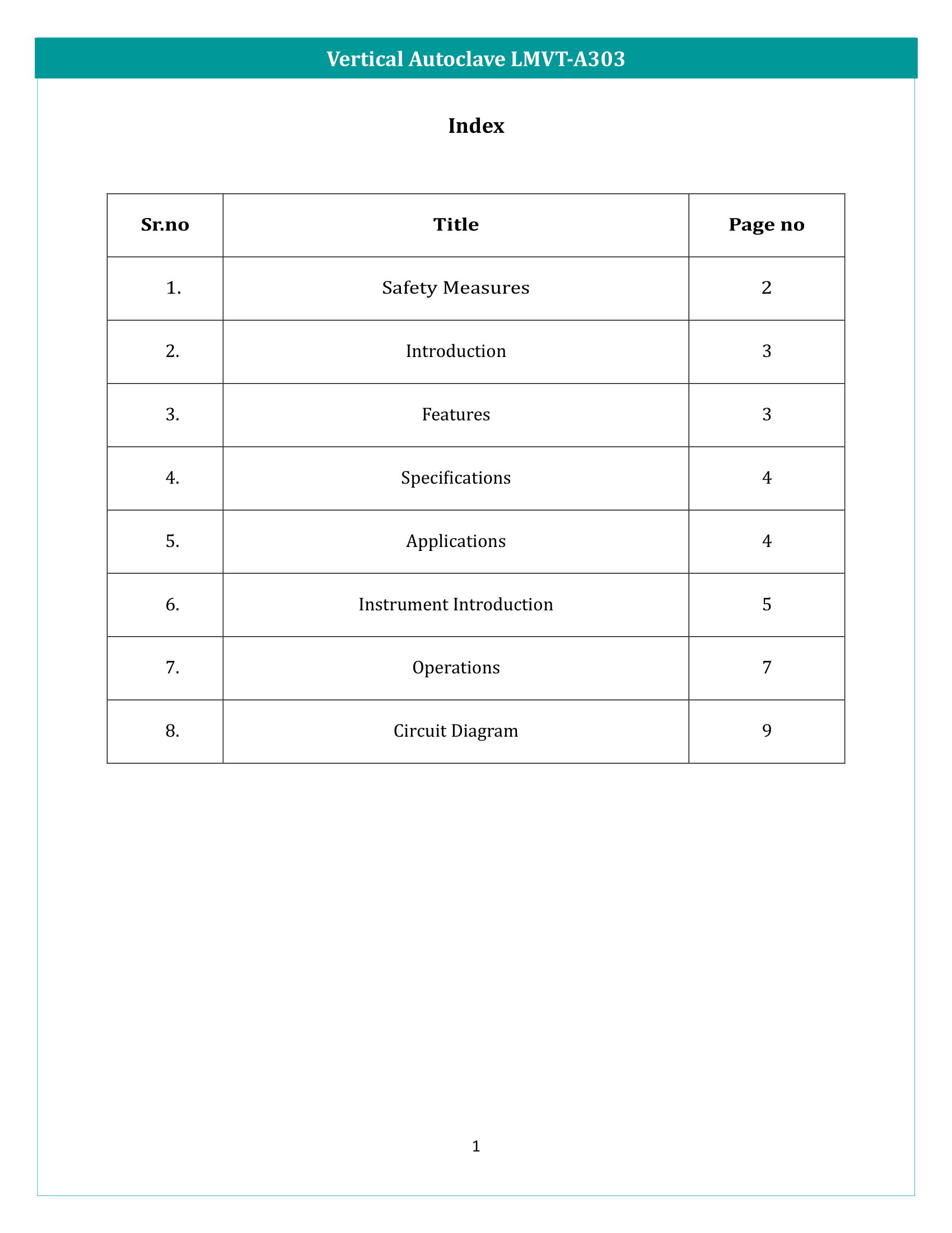 Vertical Autoclave LMVT-A303 Manual