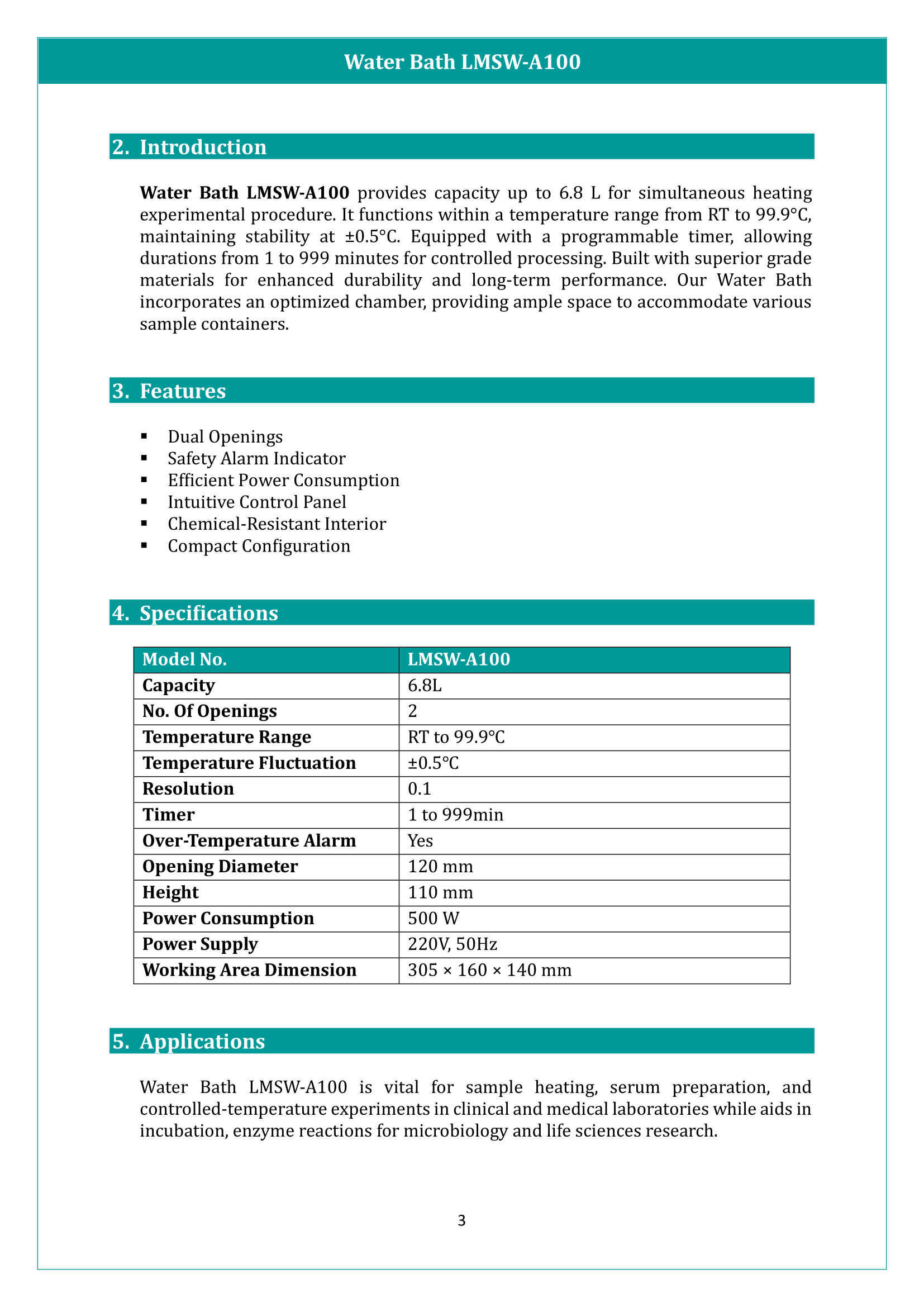 Water Bath LMSW-A100 Manual