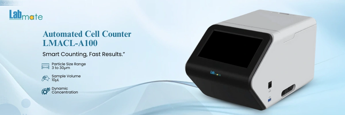 Automated Cell Counter with Automatic cleaning