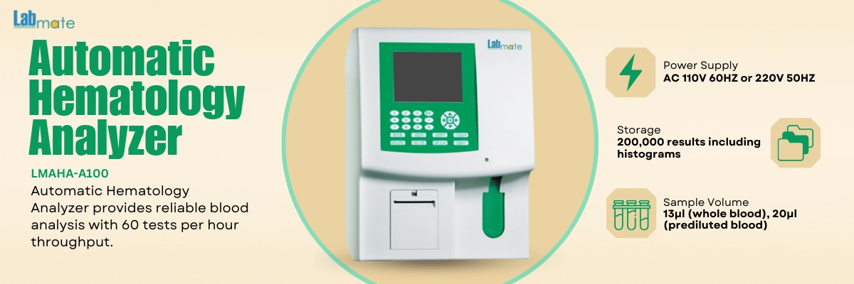 Automatic Hematology Analyzer LMAHA-A100 Banner