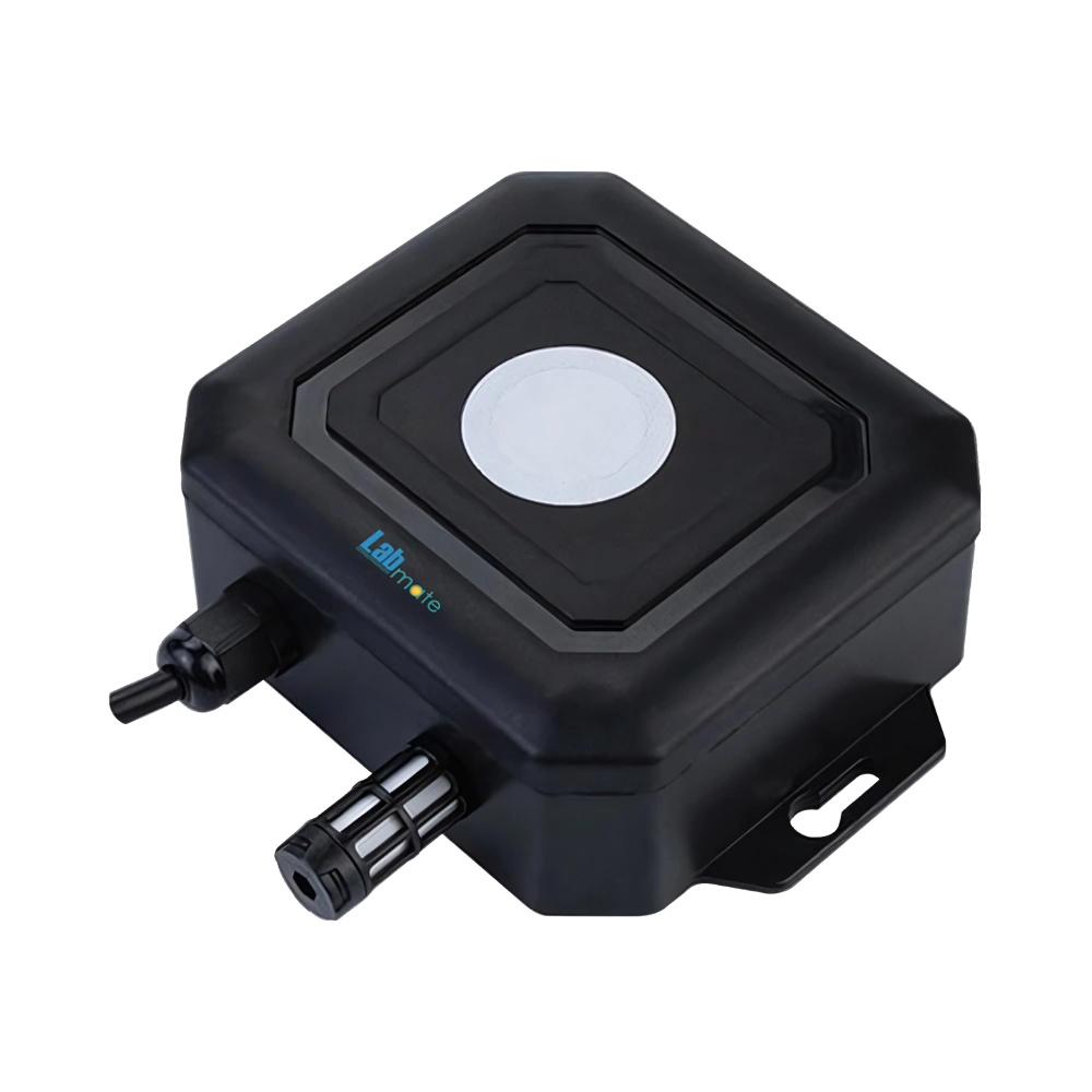Ammonia Gas Detector with waterproof housing and dual cable ports