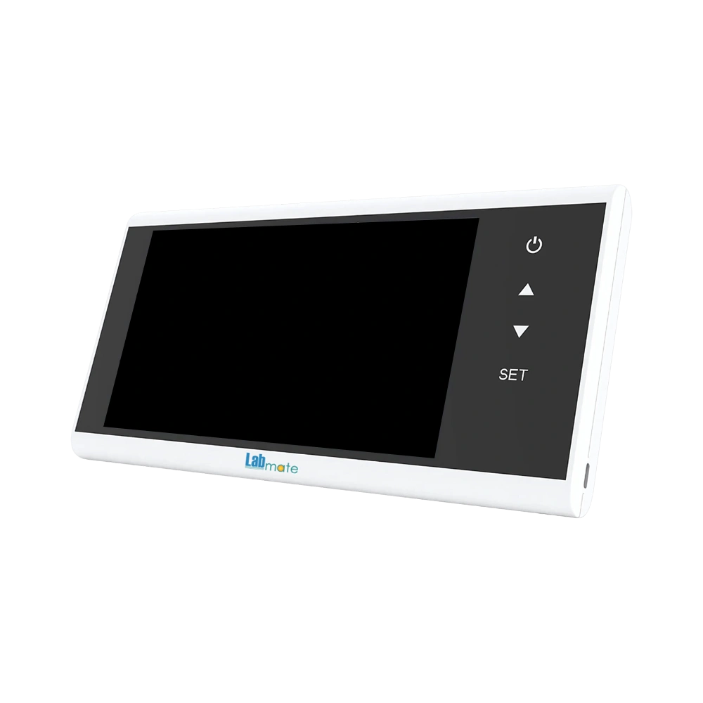 Indoor Air Quality Monitor installed in bedroom for sleep quality improvement