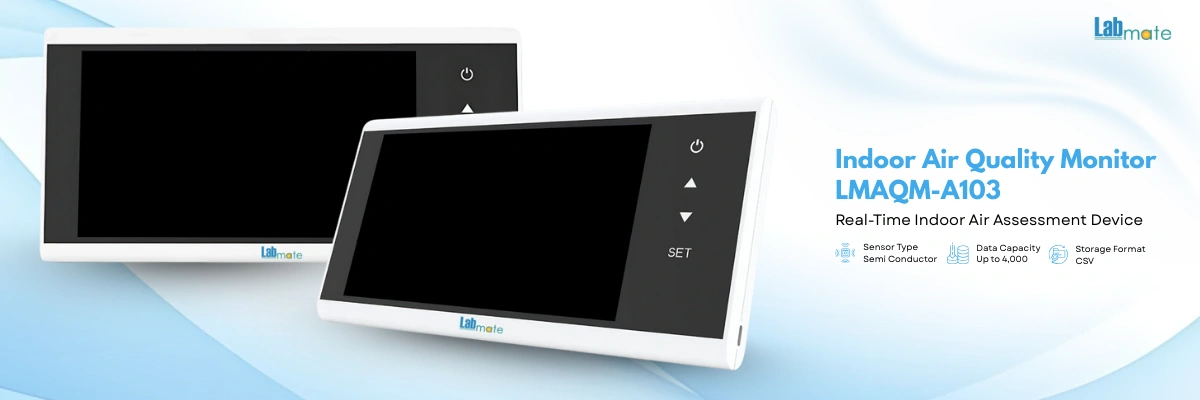Indoor Air Quality Monitor with intuitive interface