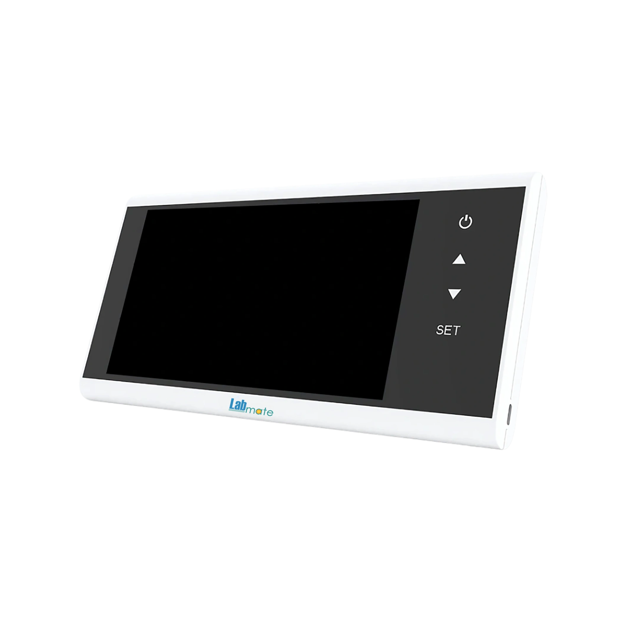 Indoor Air Quality Monitor analyzing indoor pollutants in closed room