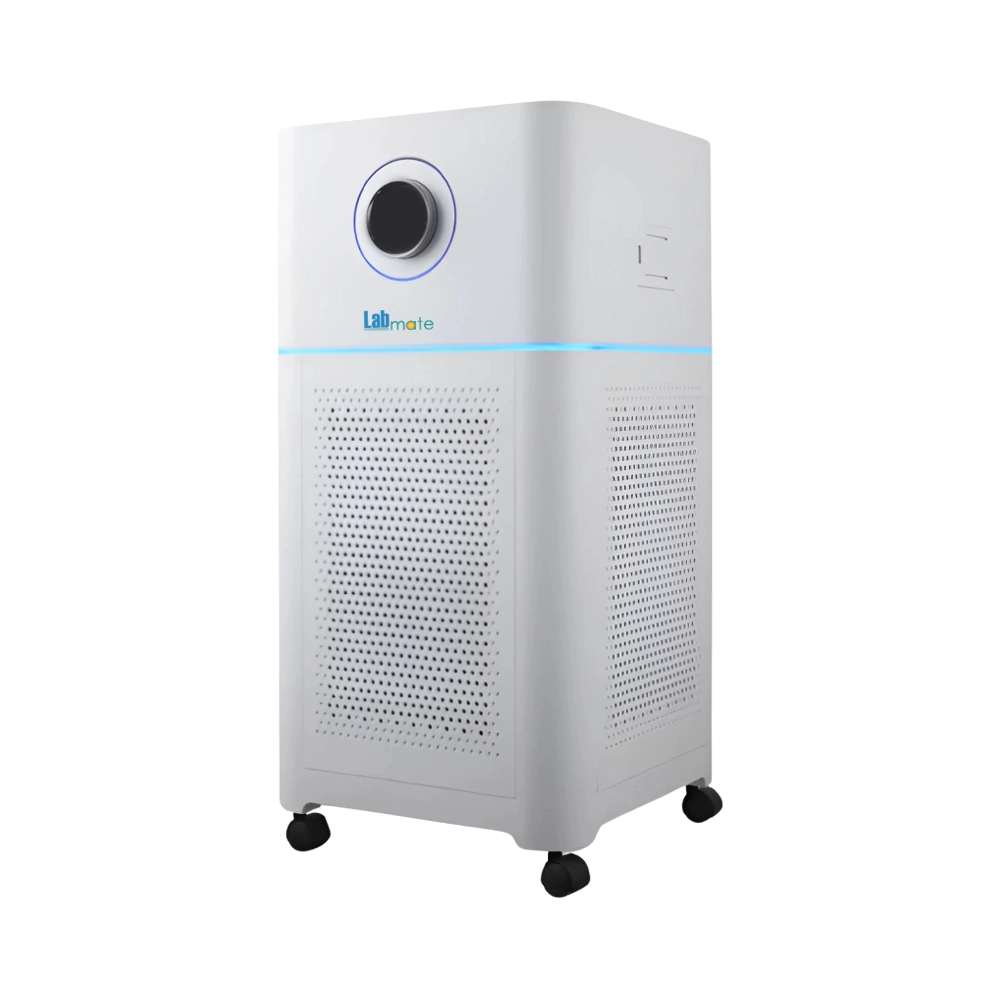 Air Sterilizer with color-coded air quality indicator and digital touchscreen display panel