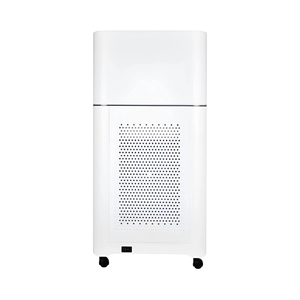 Air Sterilizer with color-coded air quality indicator and digital touchscreen display panel