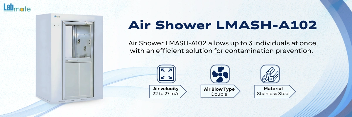  Air Shower LMASH-A102 Capacity 3 persons Air Blow Type Double