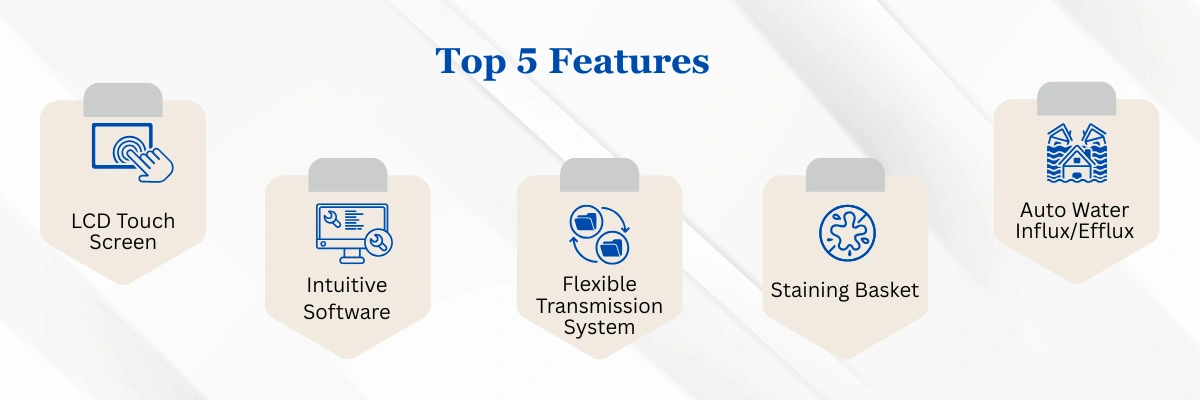 Slide Stainer with intuitive Software