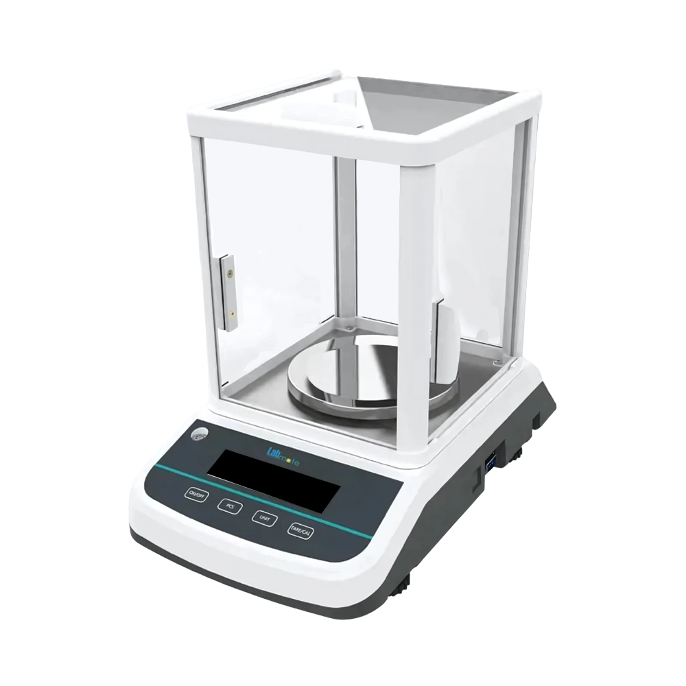 Analytical Balance with durable build, external calibration, multiple units, and compact design