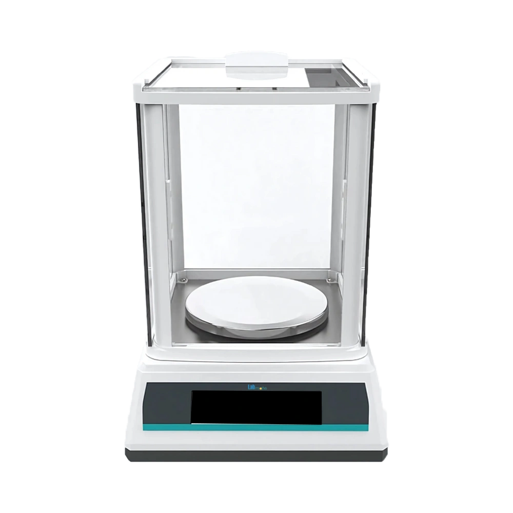 Analytical Balance with wide temperature range, fast stabilization, corrosion-resistant pan
