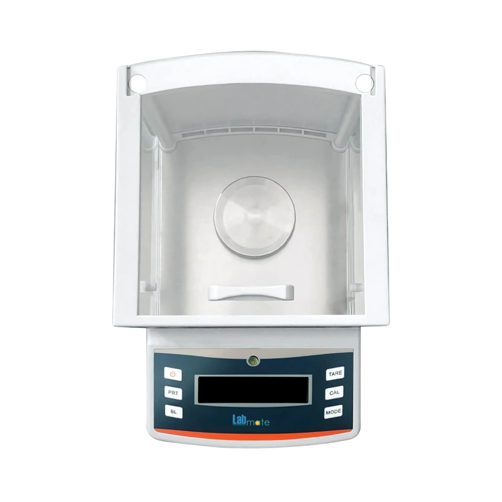 with percentage weighing, tare, overload protection, and low-battery indicator