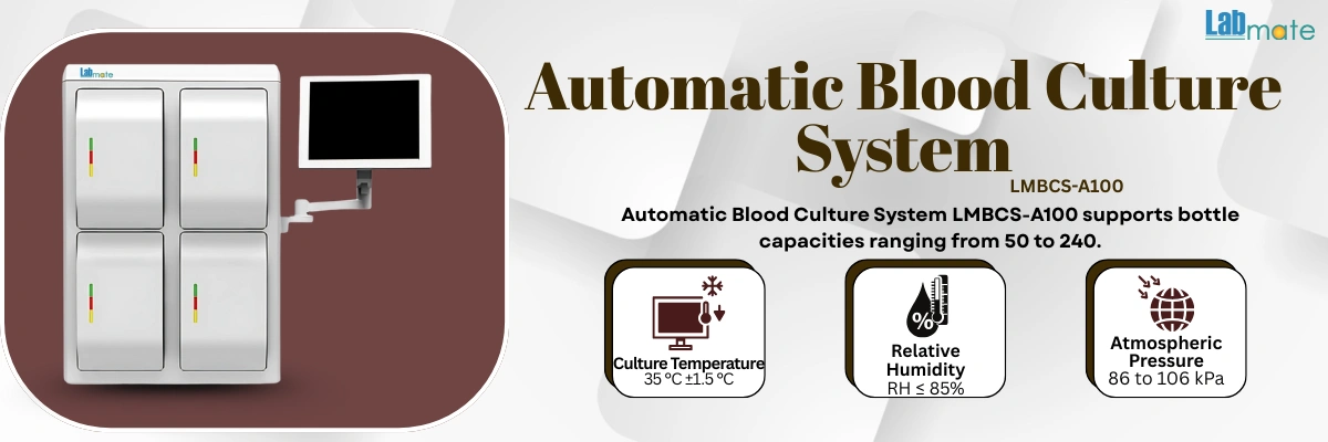 Automatic Blood Culture System with touchscreen
