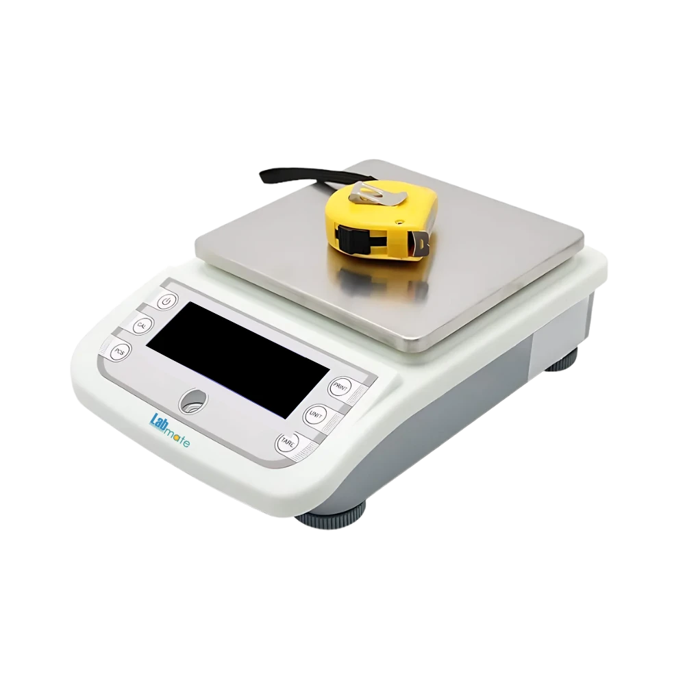 Electronic Balance with LCD screen, rapid response, dry battery slot, and internal memory
