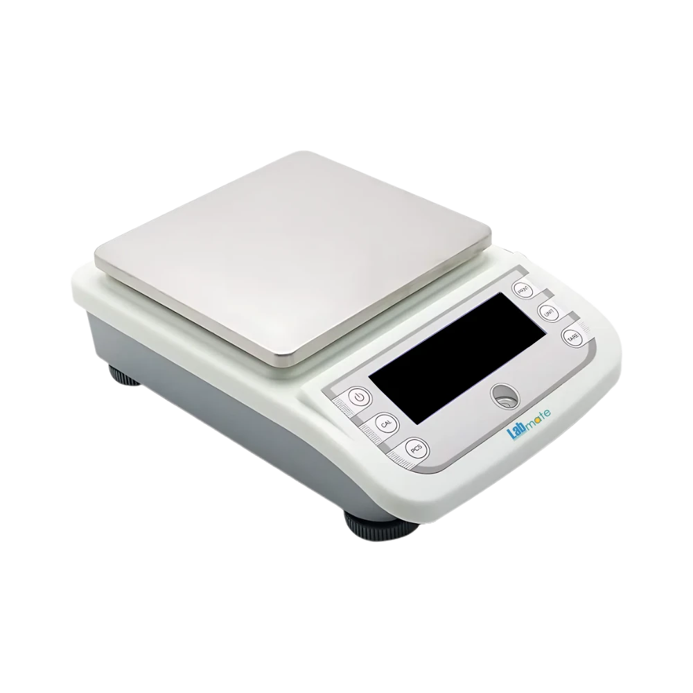 Electronic Balance with LCD screen, rapid response, dry battery slot, and internal memory