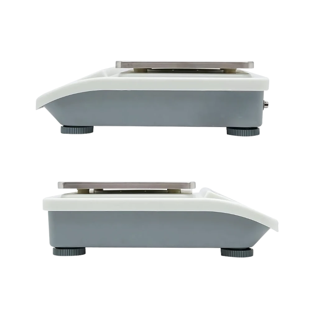 Electronic Balance with LCD screen, rapid response, dry battery slot, and internal memory