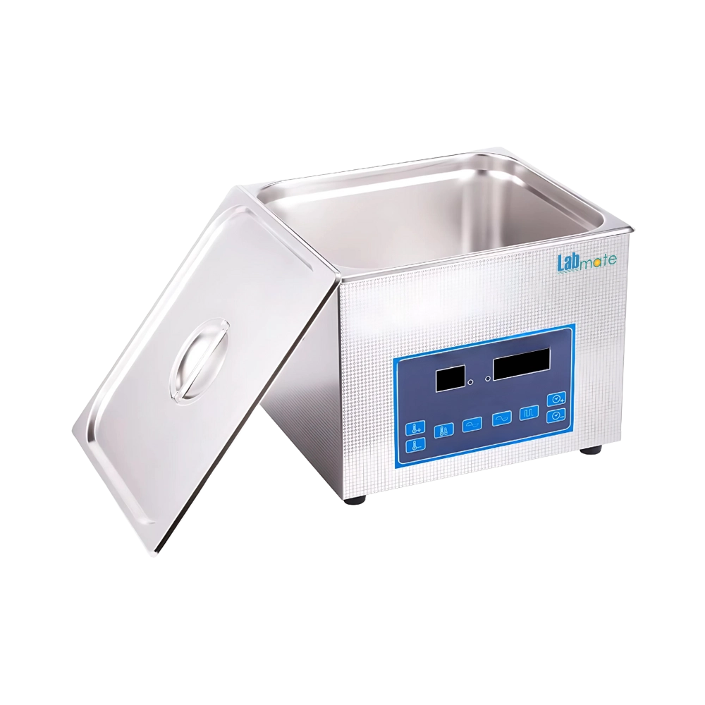 “Benchtop Ultrasonic Cleaner with LED display and 15l stainless steel tank”