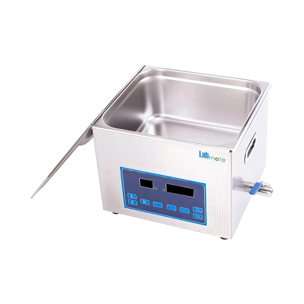 “Benchtop Ultrasonic Cleaner with LED display and 15l stainless steel tank”