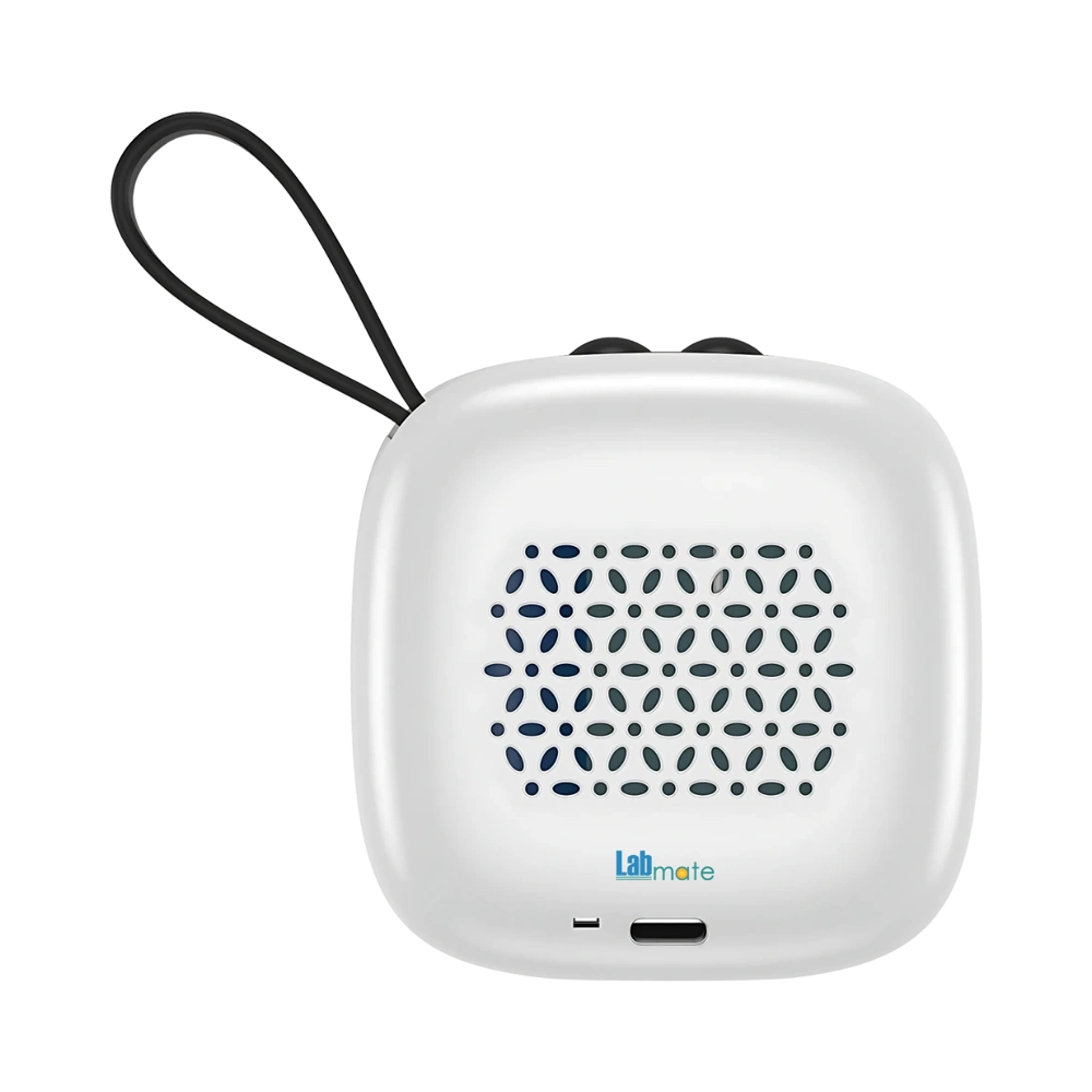 Carbon Monoxide Monitor with digital screen, temperature humidity display, and color-coded CO level indicator