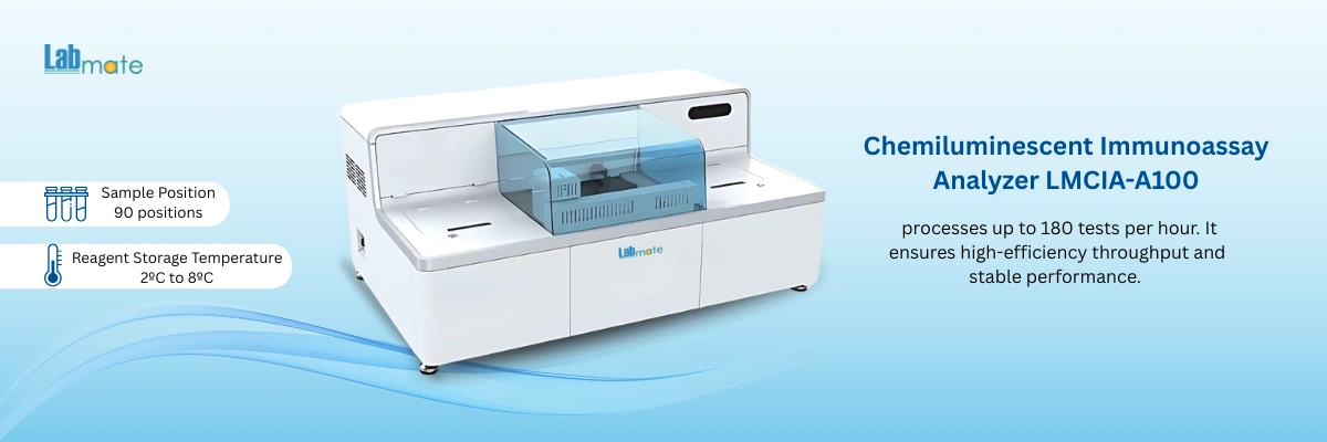 Chemiluminescent Immunoassay Analyzer with user-friendly interface