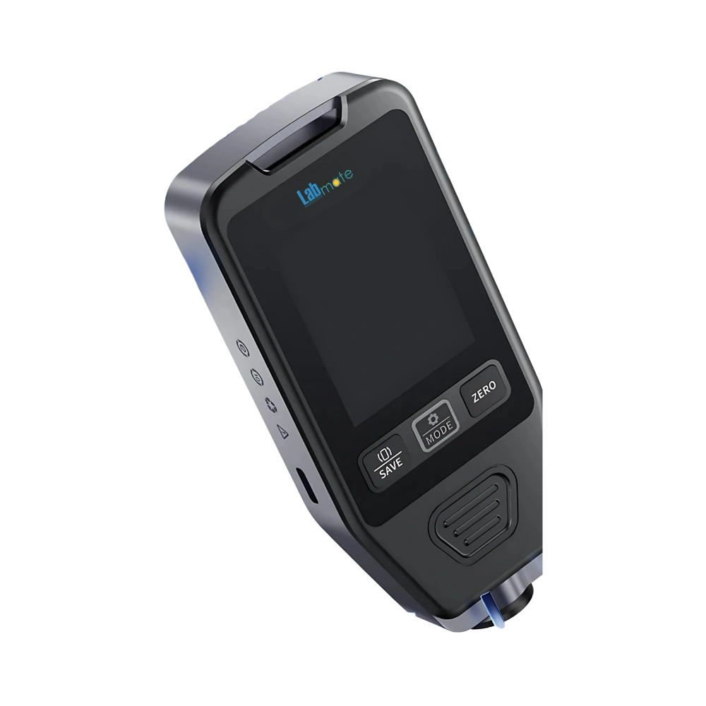 Coating Thickness Gauge with digital display and high-resolution sensor probe