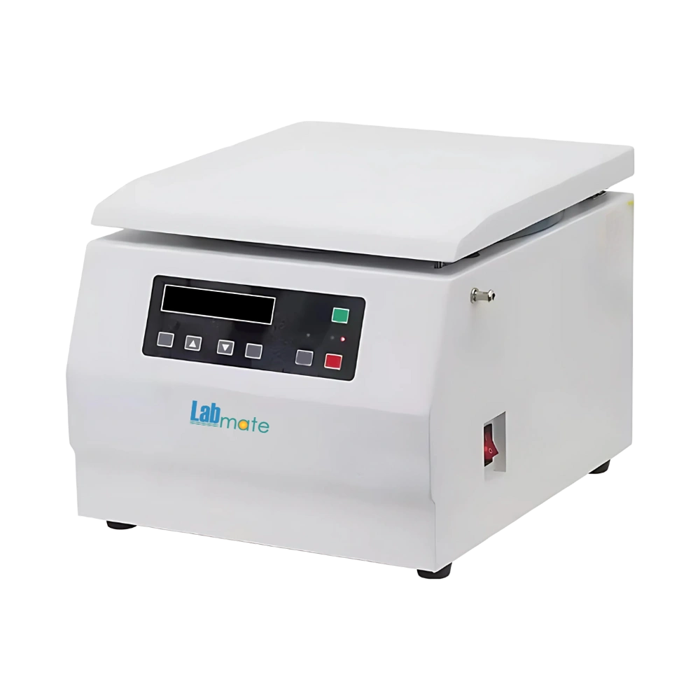 Cyto Centrifuge with stainless steel build, quiet AC motor, and electronic lid lock for safety