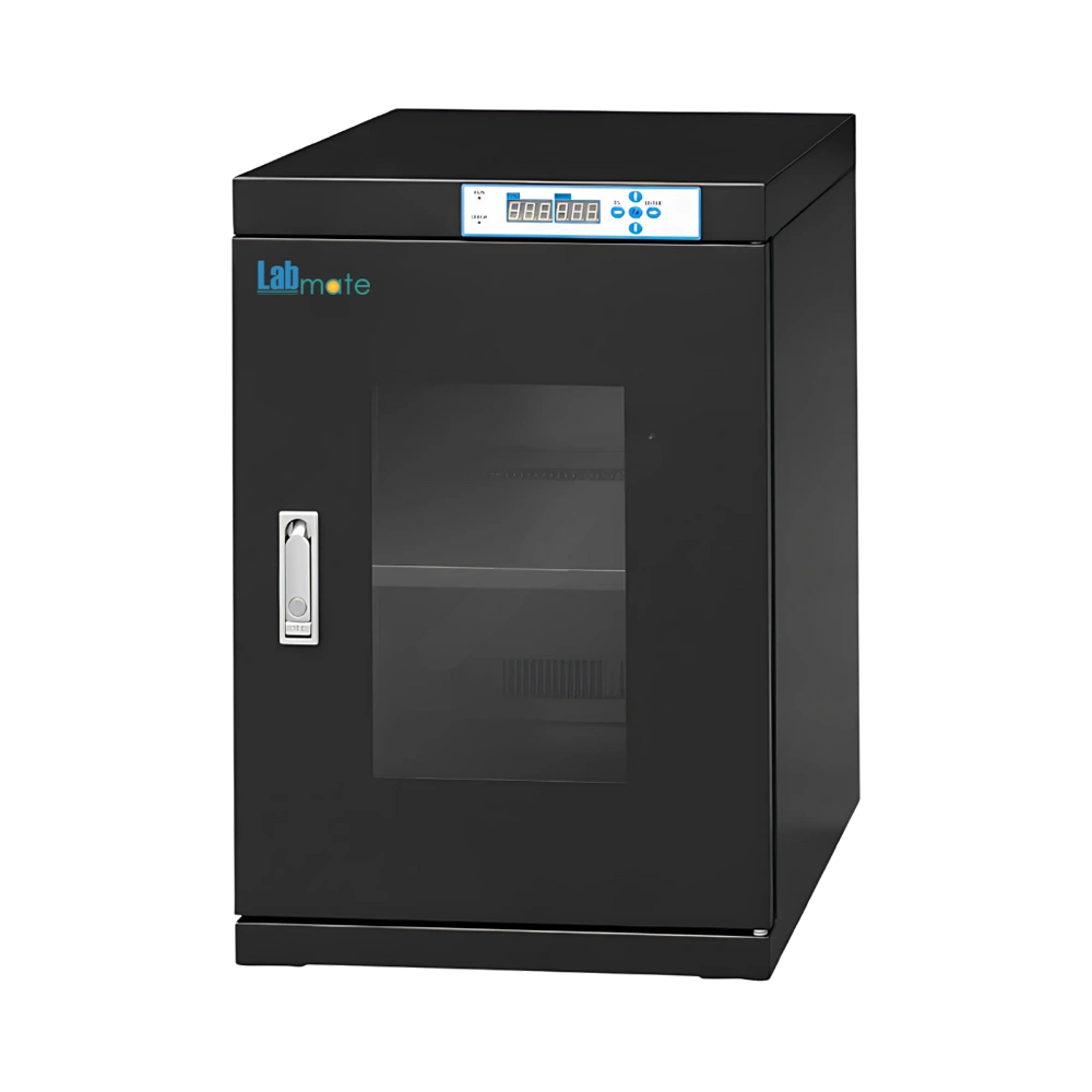 Desiccator Dry Cabinet with black ESD-safe finish