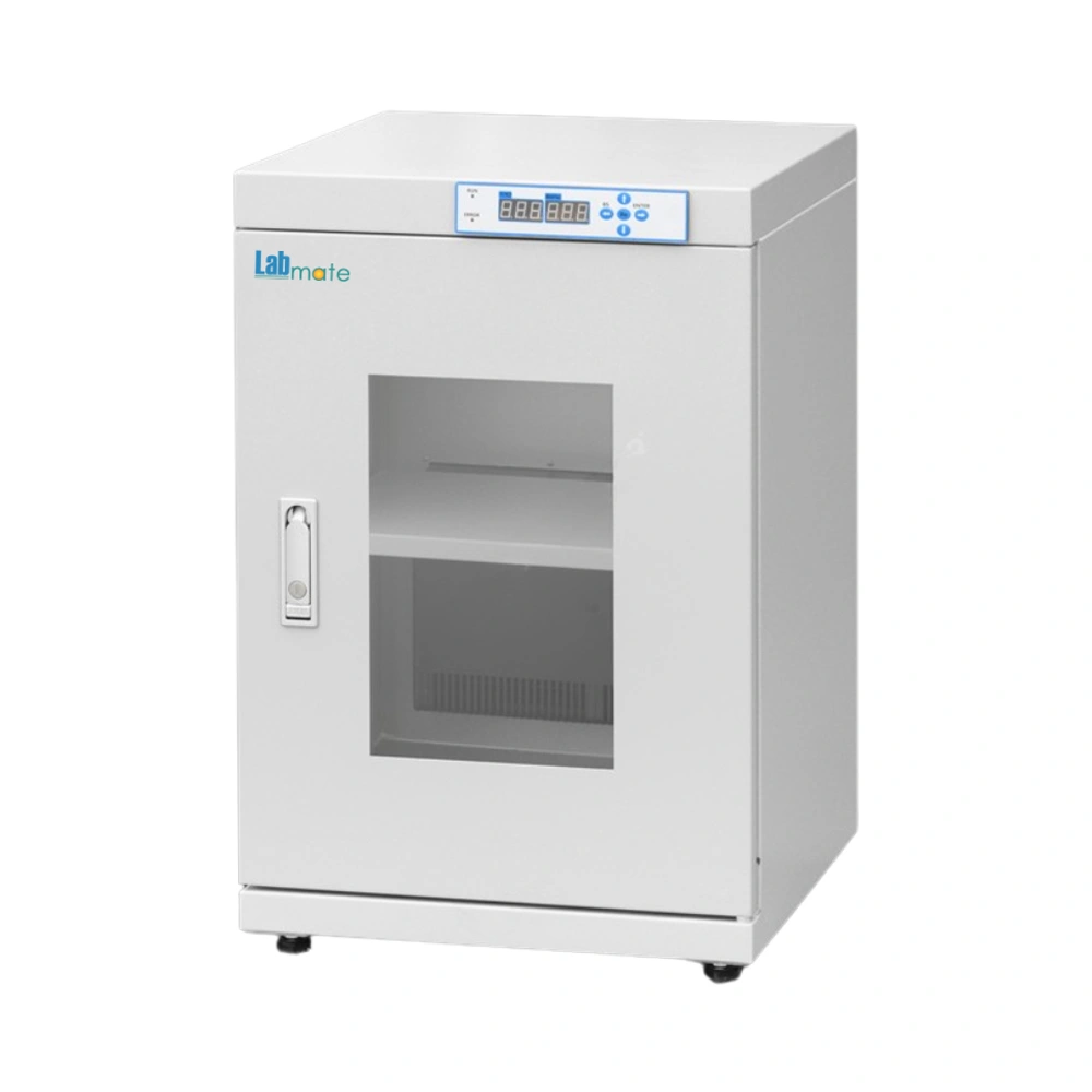 Desiccator Dry Cabinet front view with tempered glass door