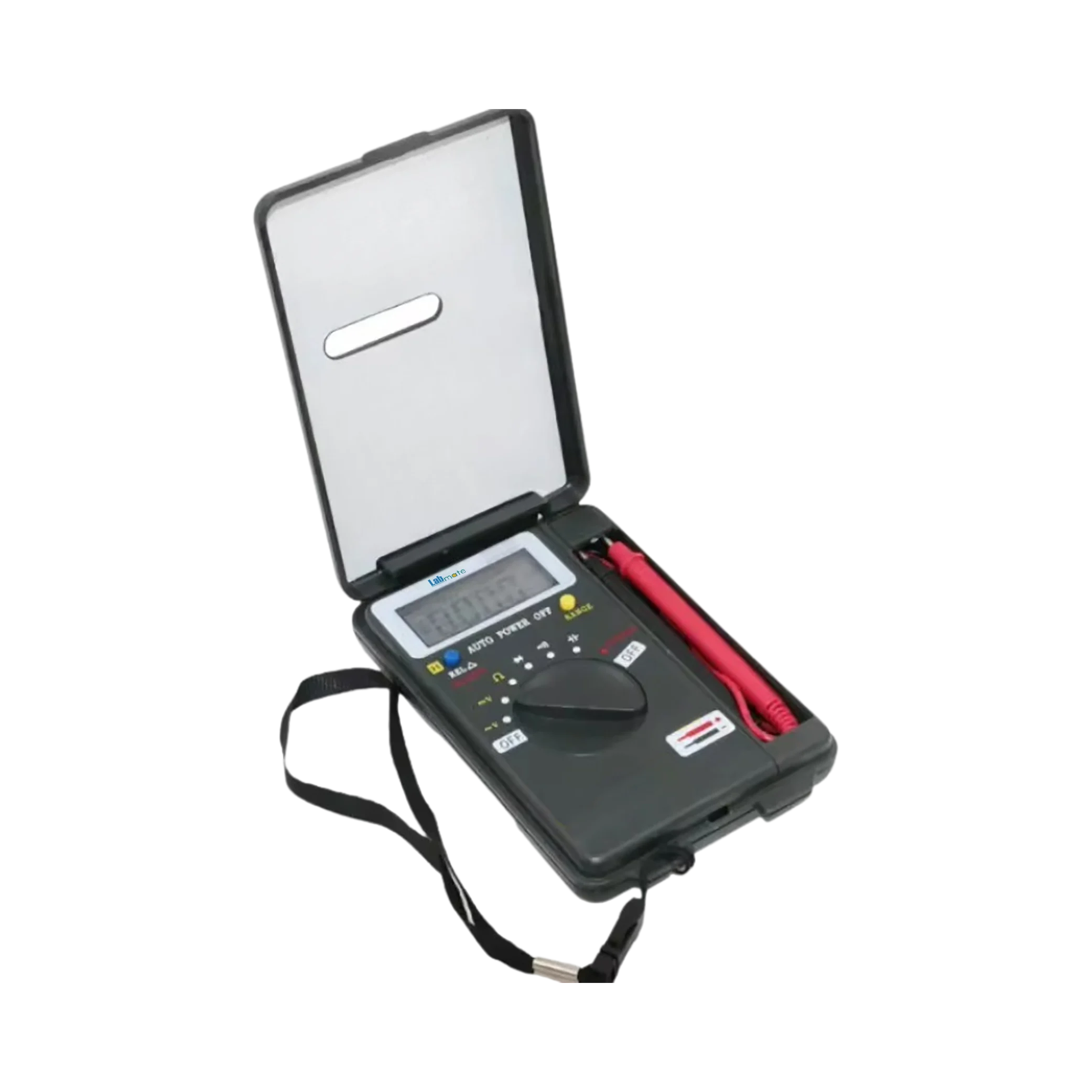 portable digital multimeter with high-resolution LCD display