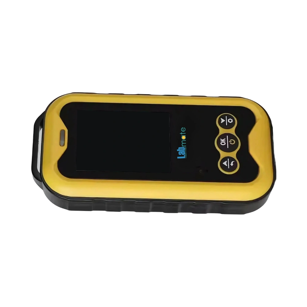 Dosimeter with sound, flashing light, and vibration alerts