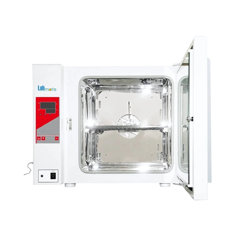 Electric heating incubator with inner metal rack