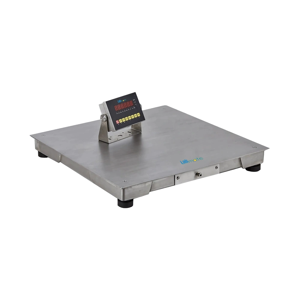 Floor Balance with zero tare, durable build, reliable load cells, and non-slip weighing platform