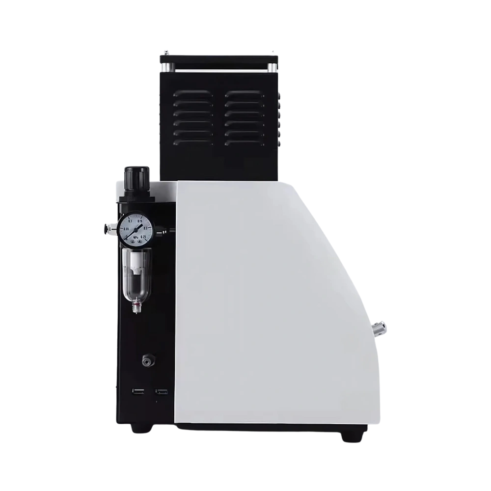 Flame Photometer with touchscreen, USB port, optical lens, built-in printer, and auto gas control