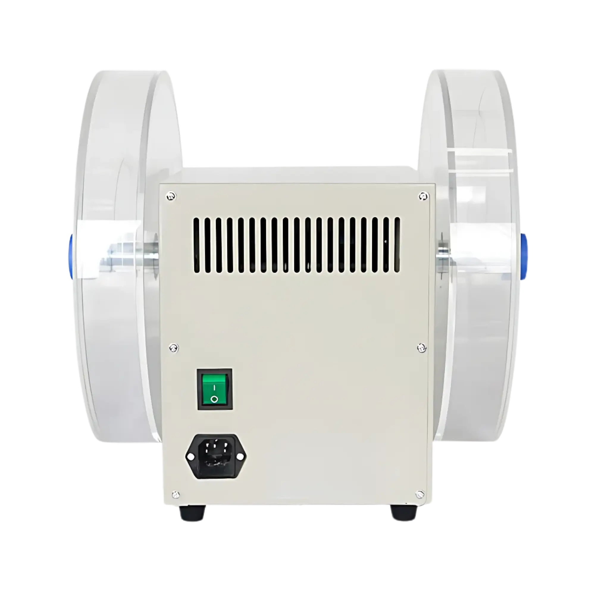 Friability Tester with dual cylinders, LCD display, auto shut-off, and controlled rotation speed