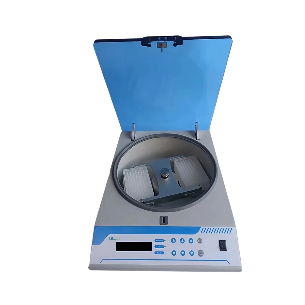 Gel Card Centrifuge with electronic lock