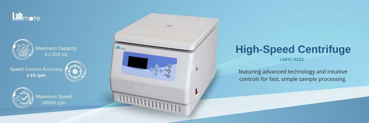 High Speed Centrifuge with brushless DC motor