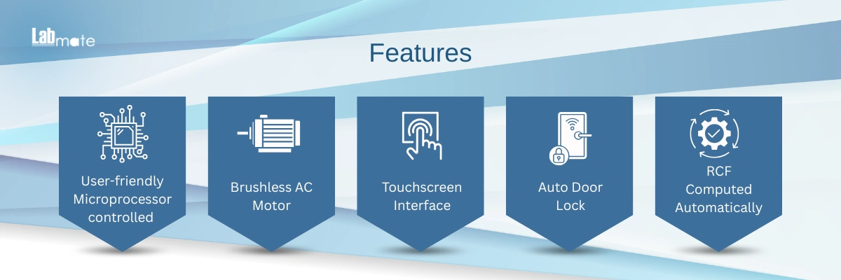 High Speed Centrifuge with brushless DC motor