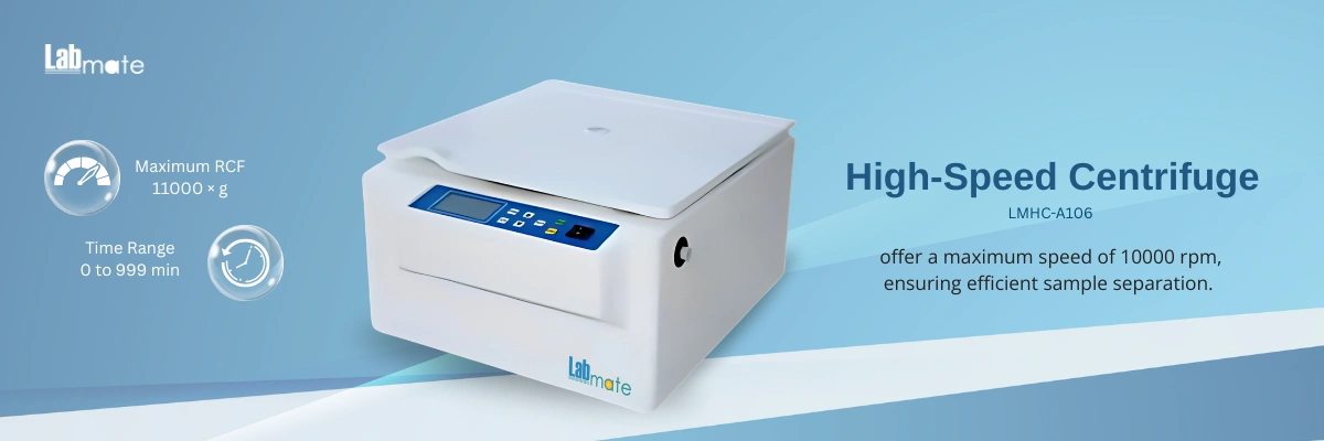 Centrifuge with digital Display