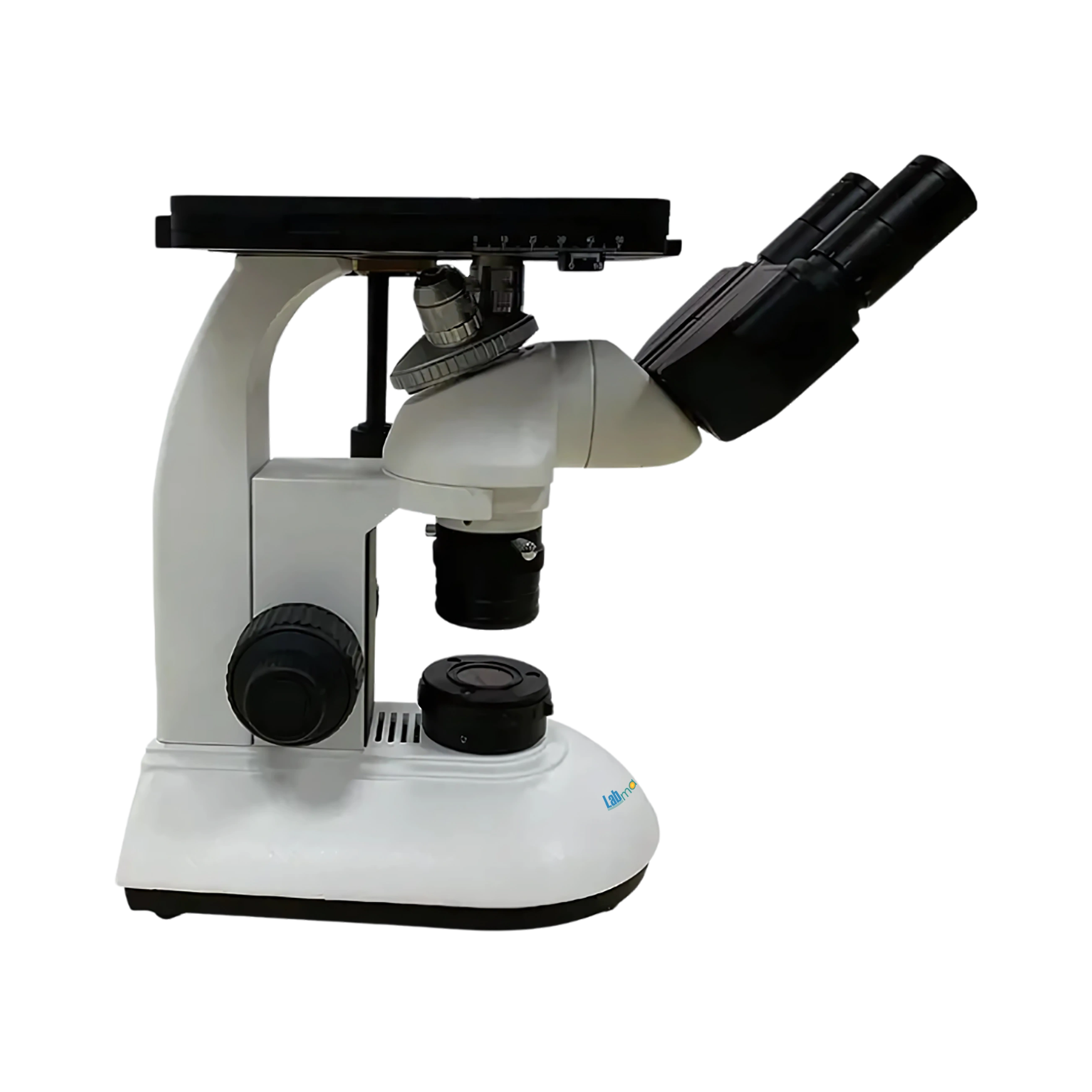 Inverted Metallographic Microscope with 0.5X C-mount adapter for camera integration
