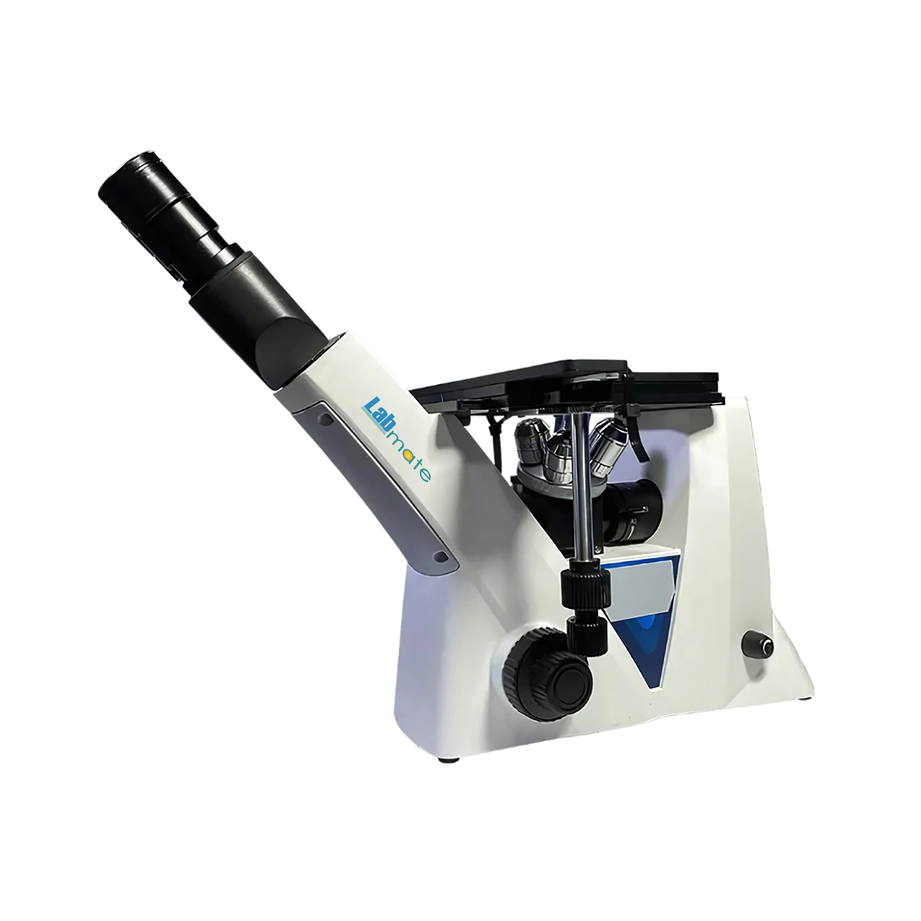 Inverted Metallographic Microscope with 5X to 50X LWD infinity plan objectives