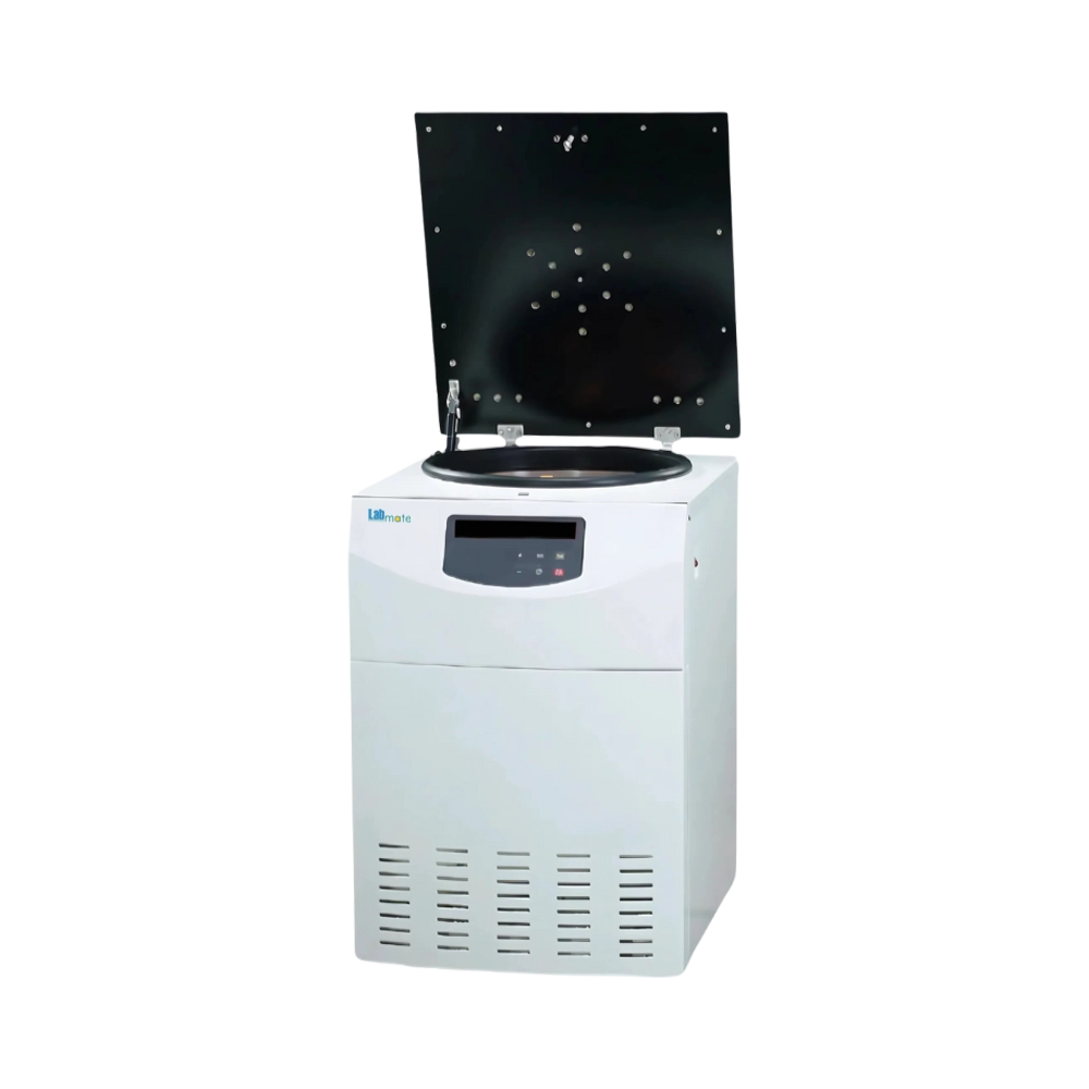 Low Speed Refrigerated Centrifuge with adjustable timer for flexible run durations