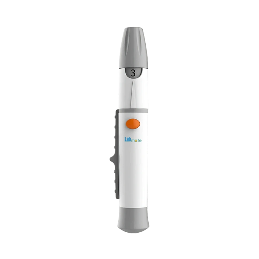 adjustable lancing device compatible with universal lancets