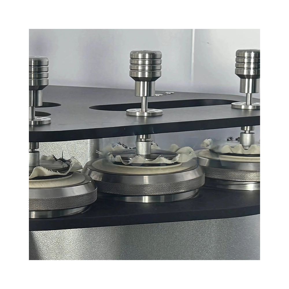 Martindale Abrasion Tester for fabric wear resistance through friction testing