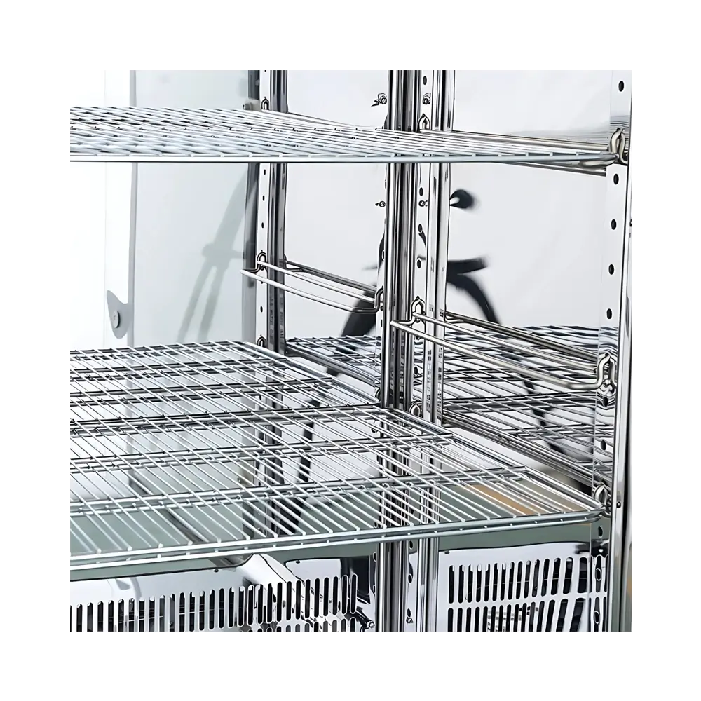 Incubator with bottom air ventilation