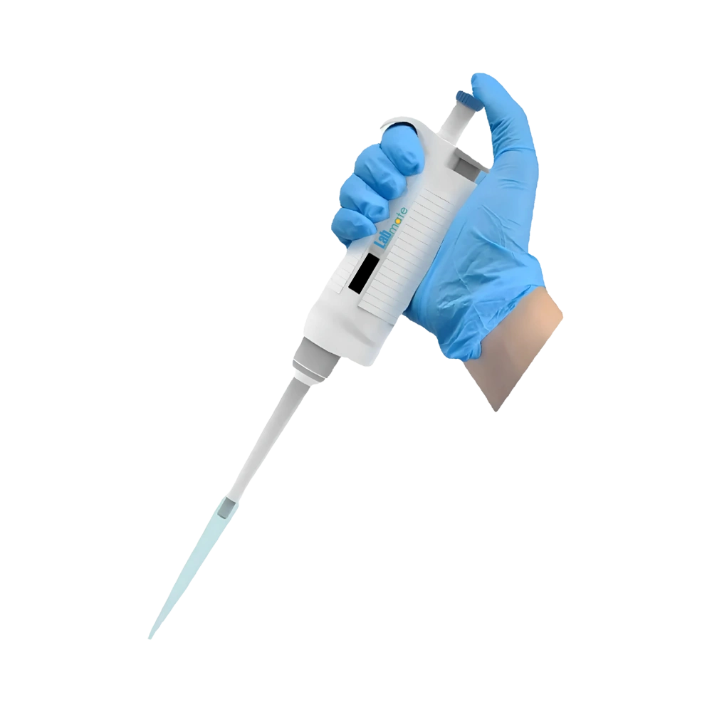 Variable Volume Fully Autoclavable Pipette with variable volume settings, anti-reverse lock, and ergonomic lightweight build