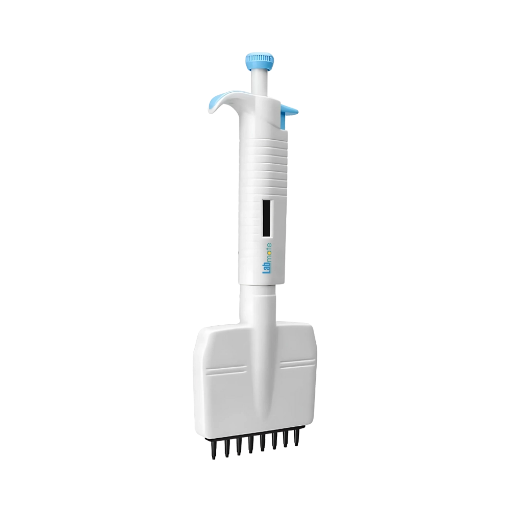 Multi-Channel Fully Autoclavable Pipette with polycarbonate body, universal tip compatibility, separate piston-tip cone design