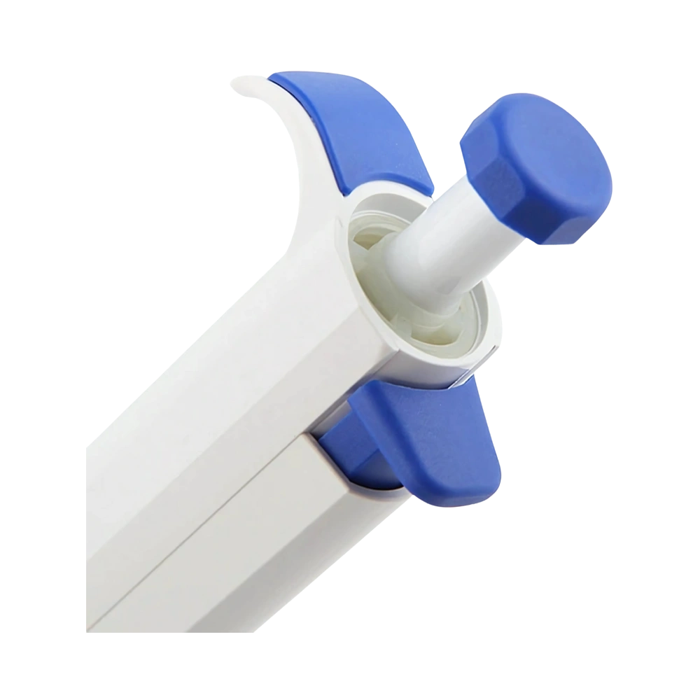 Variable Volume Multi Channel Pipette with rotatable head, clear display, and universal tip fit