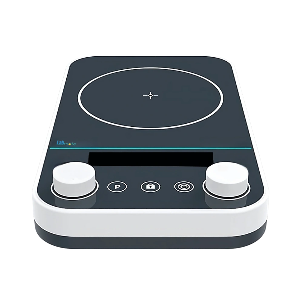 Magnetic Stirrer with 5L capacity and compatible stir bar for efficient liquid mixing