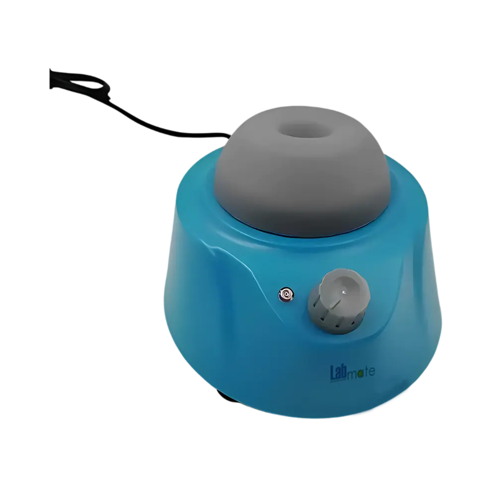 Mini Vortex Mixer with mini-sized body and versatile tube holder