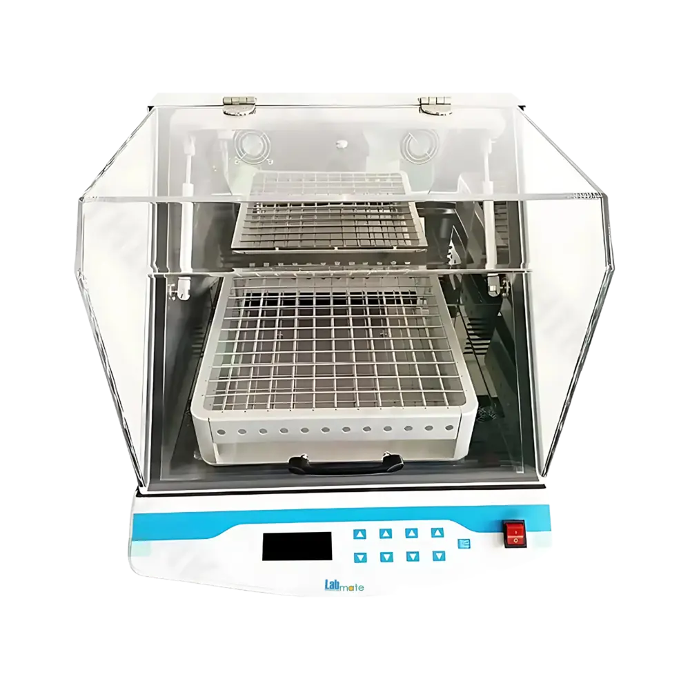 Orbital Incubator Shaker with acrylic lid